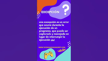 sabes que es una Excepción en programacion #shorts #javascript