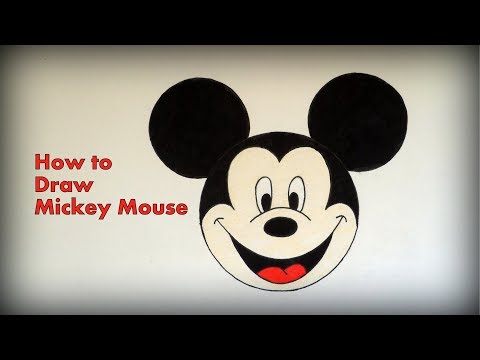How to Draw Mickey Mouse | Easy Drawing | Step by Step