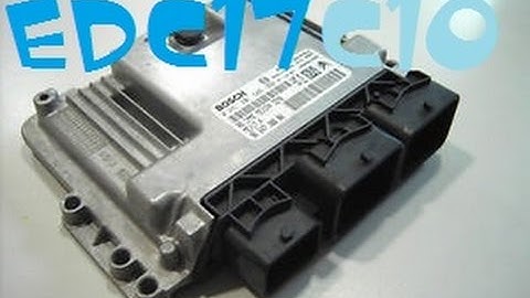 Reading PSA Bosch EDC17C10 on bench using Ktag