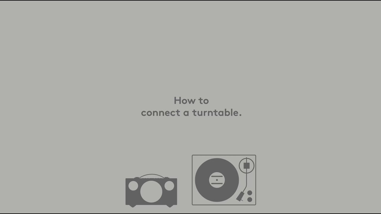 How to connect a turntable YouTube