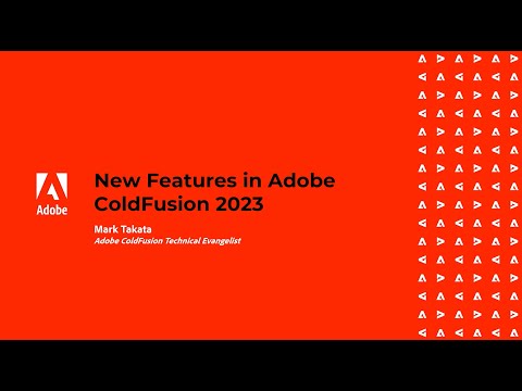 ColdFusion 2023  Modern CFML Development Ecosystem (Aug 2023) - Mark Takata