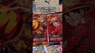 OP-13 &amp; PRB-02 JAPANESE PACK OPENING! #onepiece #onepiecetcg #optcg #tcg #cards #pokemon
