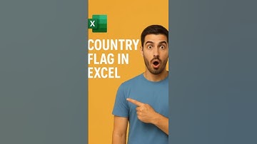 Generate country flag in excel 😎😜😜😎 #shorts #officeskillshub