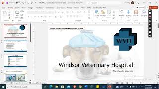New Perspectives Powerpoint 365/2021 | Module 2: Textbook project Windsor Veterinary Hospital