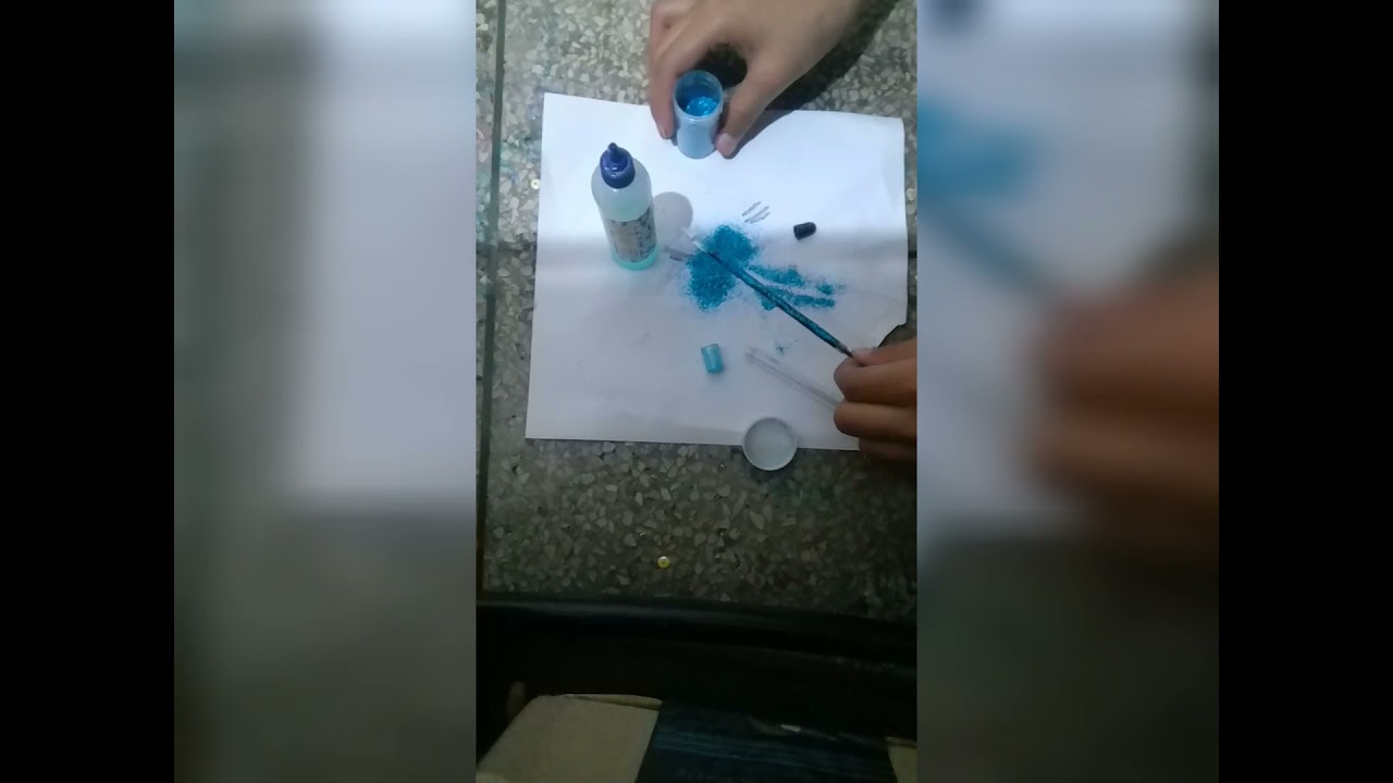 How to make Glitter pen at home 