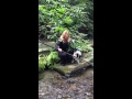 Anne Kajava natural water jump challenge