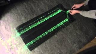 Cloth With Optical Fibers Woven In