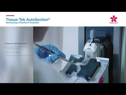 Tissue-Tek AutoSection® - Sectioning a Paraform Cassette Tutorial