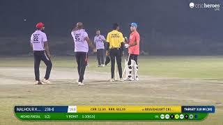 BRAVEHEART CRICKET CLUB vs MALHOUR KNIGHT RIDER live cricket match | Shradhey Neta Ji Smriti Cup 20