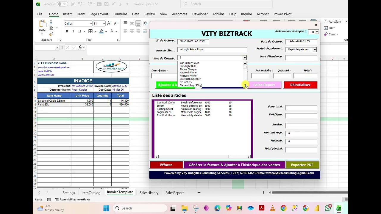 VityBizTrack—All-in-One Business Management System