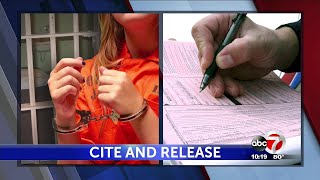 Marijuana cite and release