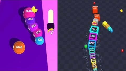 2048 Snake 3D vs Cube Arena 2048(fun game)