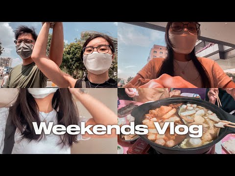 weekends vlog #21 🦁 | saturday routine, eating lots of food, dad's birthday | Singapore Vlog