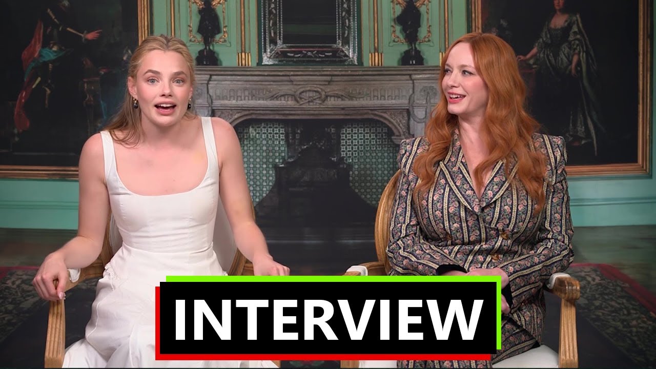 Kristine Froseth & Christina Hendricks on Love Triangle Stress | The Buccaneers S2 Interview