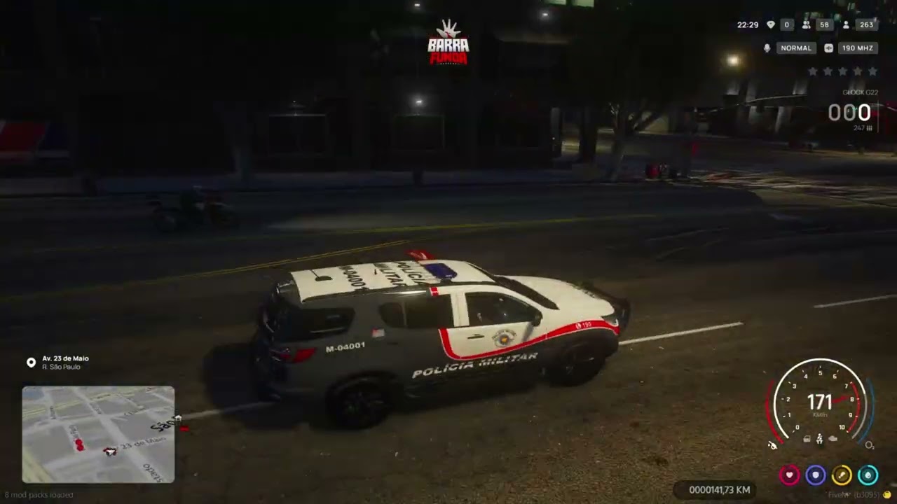 Bração tenta pinote do CPA/M e se da mal