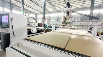 Automatic tool change CNC router with drill package for processing wood furniture board mdf board!