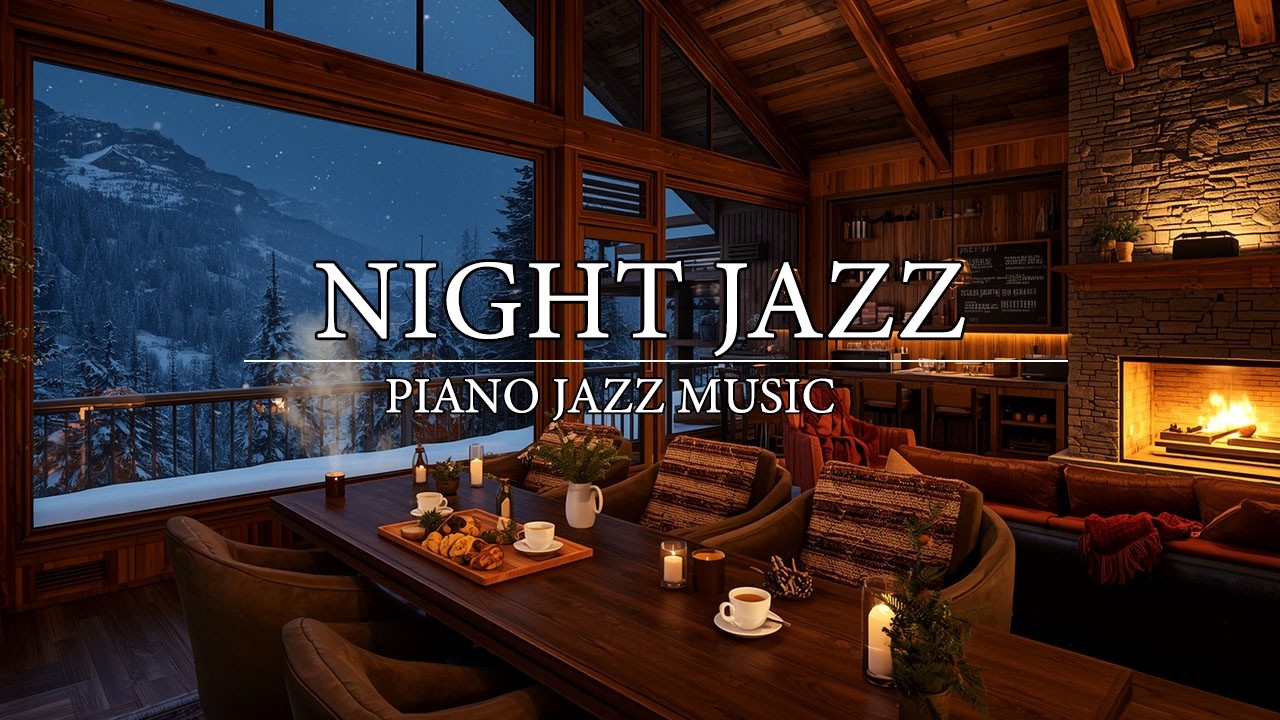 Smooth Jazz Instrumental Music for Studying ⛄ Cozy Winter Coffee Shop Ambience & Jazz Relaxing Music