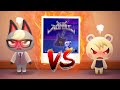 Raymond VS. Marshal Singing K.K. Metal: Song Fight in Animal Crossing New Horizons