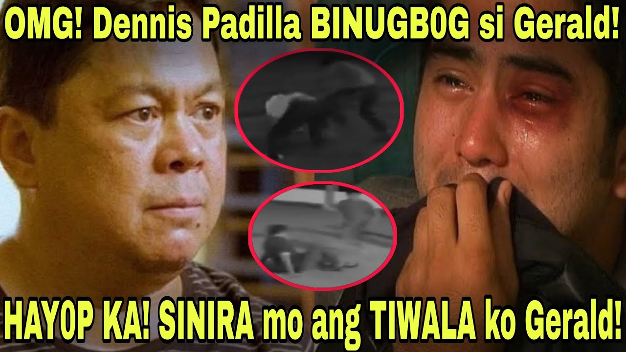 DUMIPENSA NA! DENNIS PADILLA GALIT NA BINUGBUG SI GERALD DAHIL SA PANANAKlT NITO KAY JULIA!