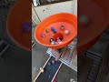 Marble run☆Silver hole circle + DIY wooden ramp Orange hole circle ramp4 #asmr