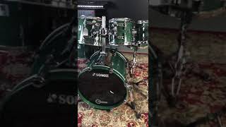 Sonor Designer Stain Green Maple Light 6pc Drum Set