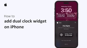 How To Add Dual Clock Widget On iPhone 2025 | Display Multiple Time Zones