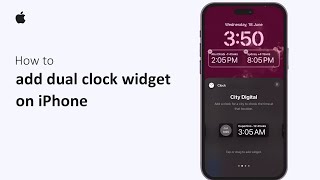 How To Add Dual Clock Widget On iPhone 2025 | Display Multiple Time Zones