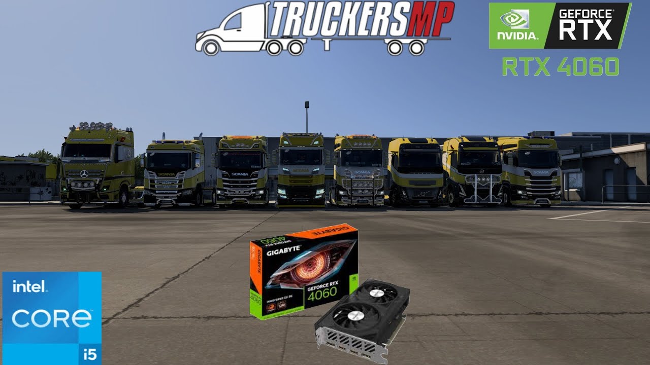 Windows 11:Euro Truck Simulator 2 1.58 968 ETS2MCG I5 12400F RTX 4060 8GB★TruckersMP + Bobcat DLC ★