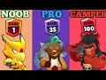 NOOB vs PRO vs CAMPER - Brawl Stars