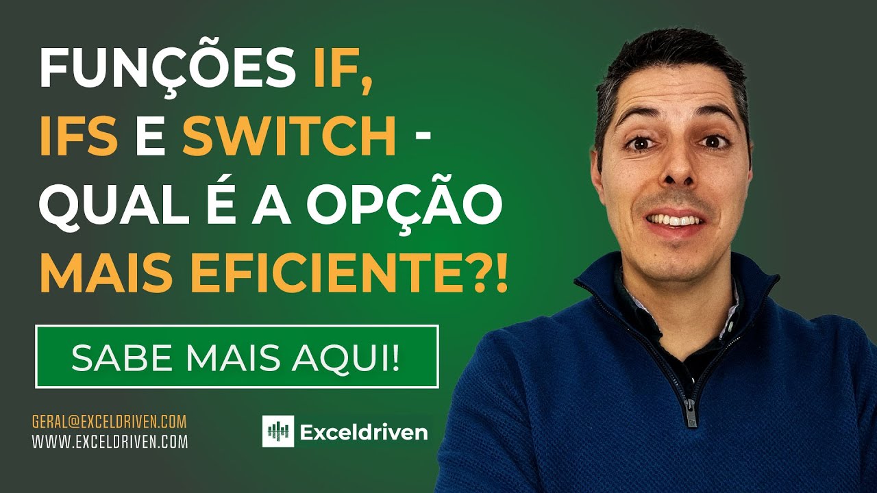 Funções IF, IFS e SWITCH Qual é a opção mais eficiente?! YouTube