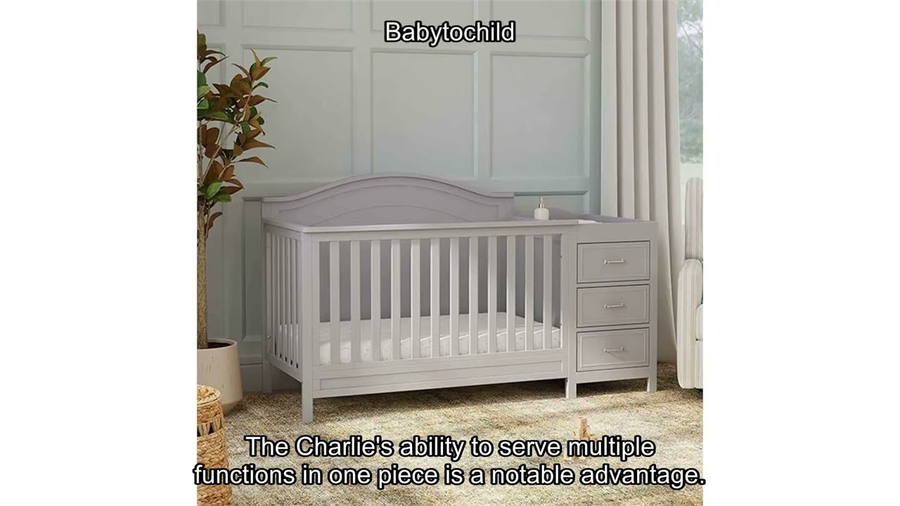Обзор детской кроватки DaVinci Charlie 4-в-1: безопасная, стильная и рассчитана на рост.
