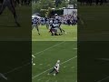 Practice how you play, John Saunders Jr. 🤩 #patriots #nfl #shorts