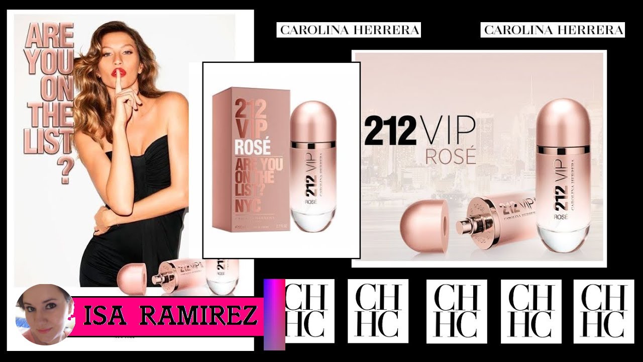 CAROLINA HERRERA 212 VIP Rosé Reseña de perfume - SUB - YouTube