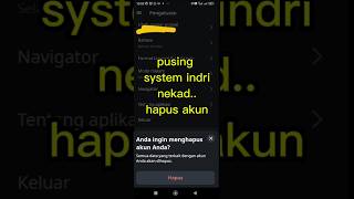 PUSING system indriver ⁉️ eror nekad hapus akun #indriver #gojek #maximdriver