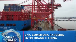 CNA comemora parceria entre Brasil e China benéfica ao agro nacional | Jornal da Band