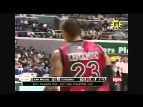 jay washington MONSTER BLOCK on mark caguioa (3 ti...