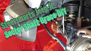 Jeep JLU SteerSmarts Sector Shaft Brace DIY