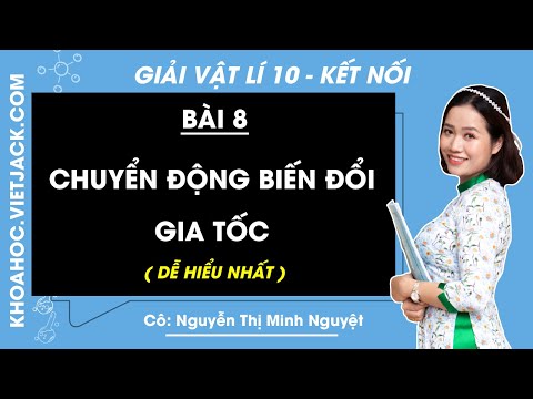 Video Vật lí 10 Bài 8: Chuyển động biến đổi. Gia tốc - Kết... - youtube
