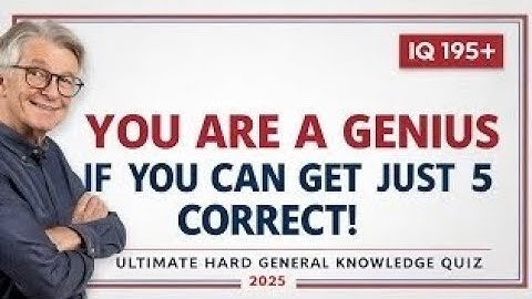 You are a genus if you can get just corret
