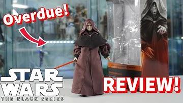 This Figure Is WAY Overdue! Black Series Darth Sidious Review!