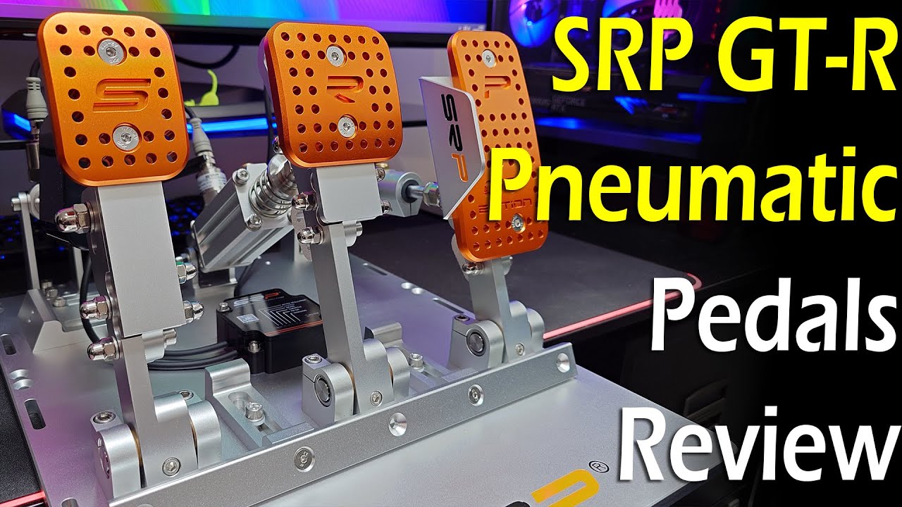 【SRP】GT-R 2P ブラックエディション【ハンコン ペダル】 SRP® GT-R Pedals | High-End Pneumatic Sim Racing Pedals