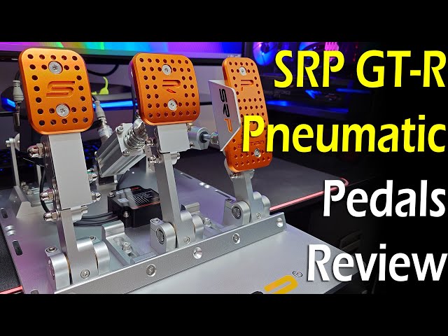 【SRP】GT-R 2P ブラックエディション【ハンコン ペダル】 SRP® GT-R Pedals | High-End Pneumatic Sim Racing Pedals