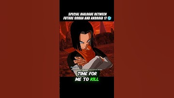 Special Dialogue Between Future Gohan And Android 17 🤯 #crashout #android17 #sparkingzero #dbz