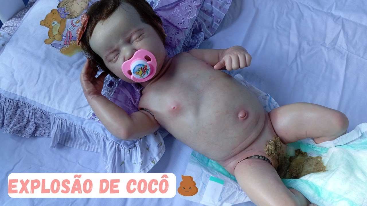 EXPLOSÃO DE COCÔ 💩-ROTINA DA TARDE DA BEBÊ REBORN INDIE