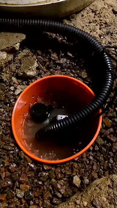 New sump pump is awesome DIY