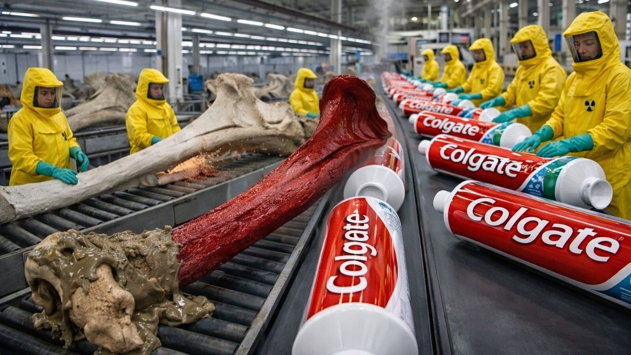 Toothpaste Top Factory Inside the Toothpaste Factory — From Animal Bones to Toothpaste | Full ...