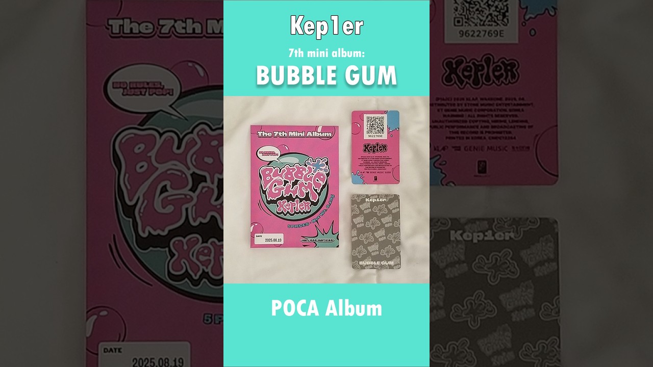 Kep1er "Bubble Gum" POCAALBUM version Unboxing