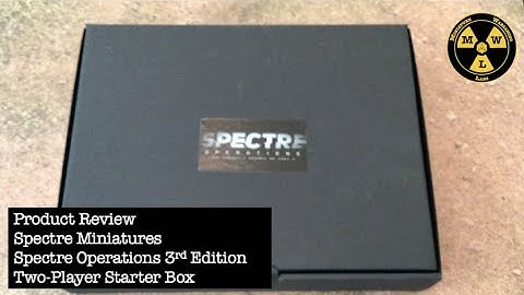 Product Review: Spectre Operations 3rd Edition 2 Player Starter Box