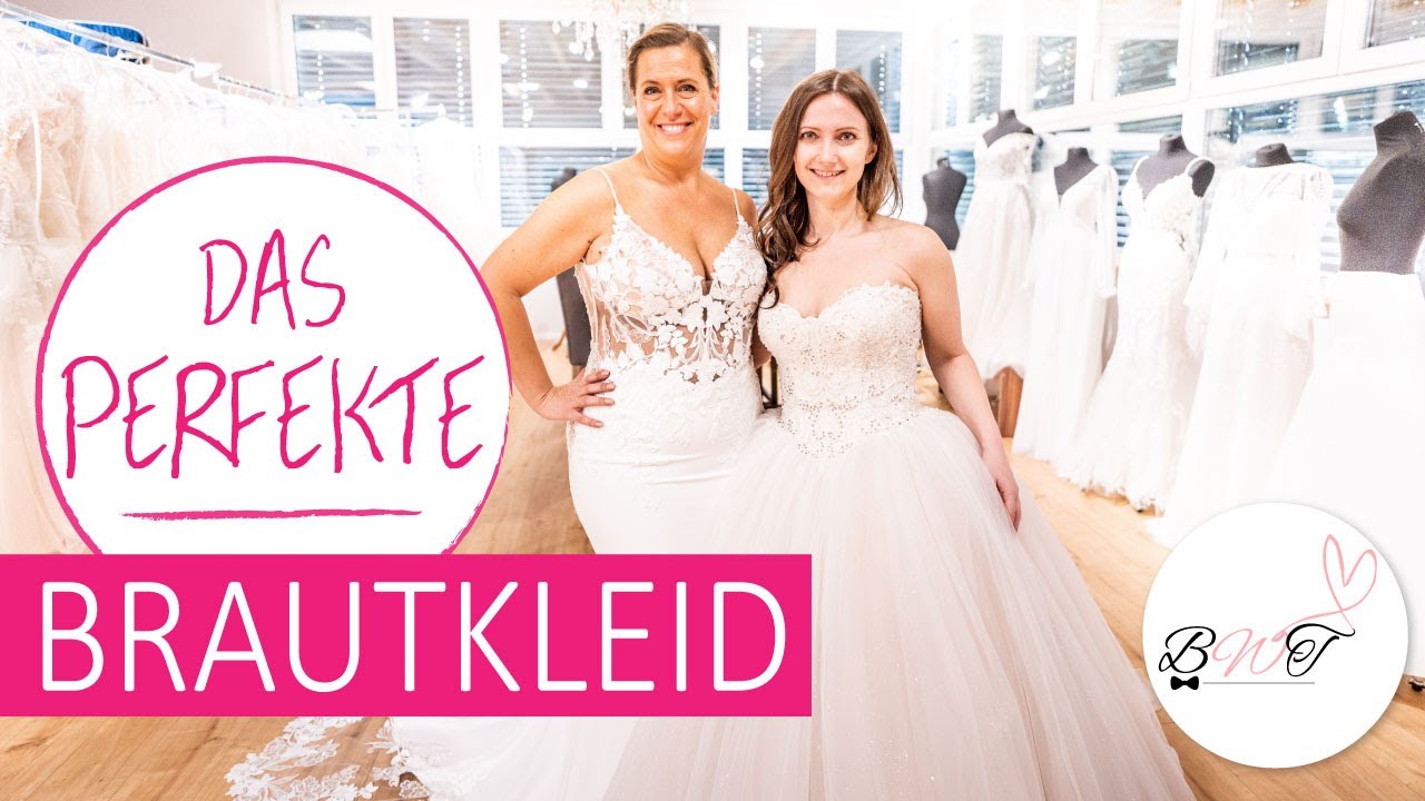 Brautkleider - Formen, Schnitte und Stile für jede Figur | Wir dürfen Hochzeitskleider anprobieren!