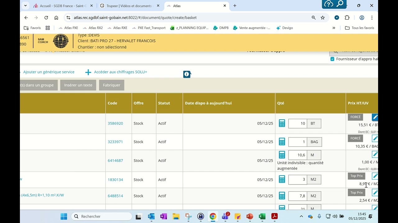 Appliquer un prix forcé sur toutes les lignes du même article (V49)